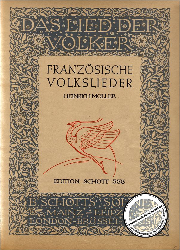 Titelbild für ED 555 - DAS LIED DER VOELKER 5 - FRANZOESISCHE V