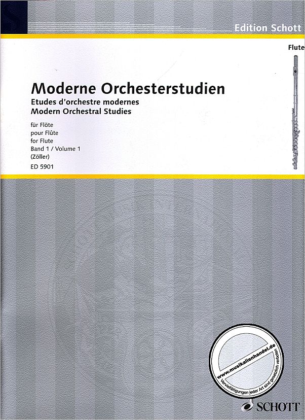 Titelbild für ED 5901 - MODERNE ORCHESTERSTUDIEN 1