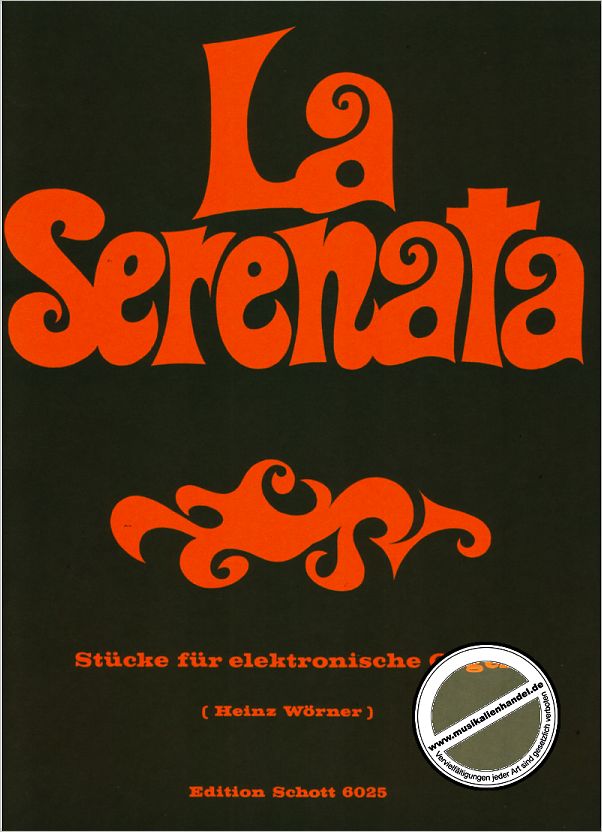Titelbild für ED 6025 - LA SERENATA