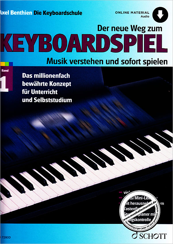 Titelbild für ED 7280D - Der neue Weg zum Keyboardspiel 1