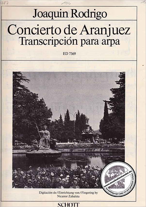 Titelbild für ED 7369 - CONCIERTO ARANJUEZ