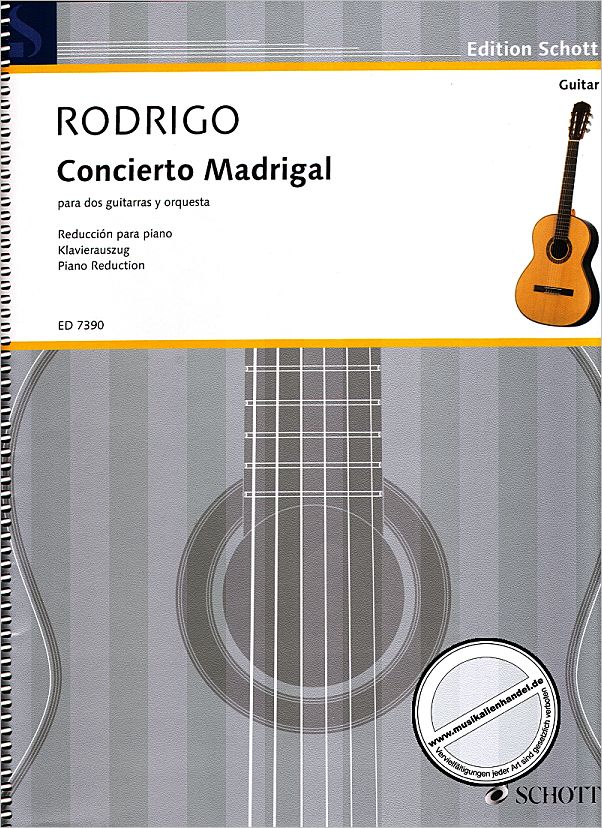 Titelbild für ED 7390 - CONCIERTO MADRIGAL