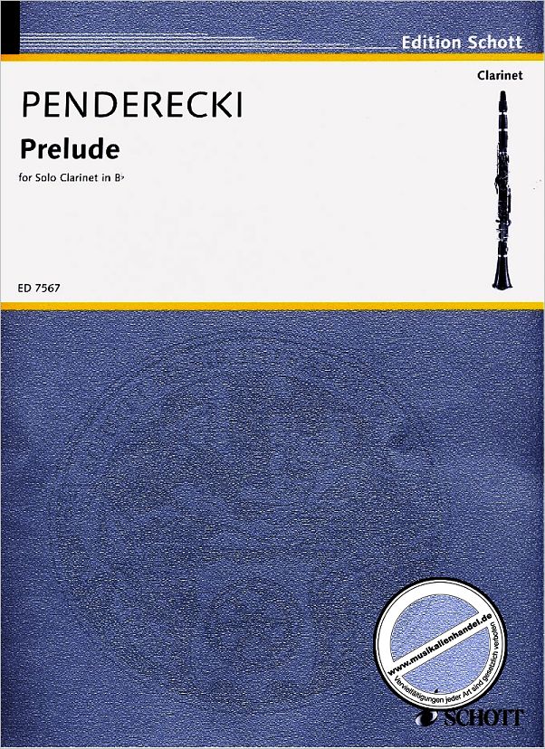 Titelbild für ED 7567 - PRELUDE (1987)