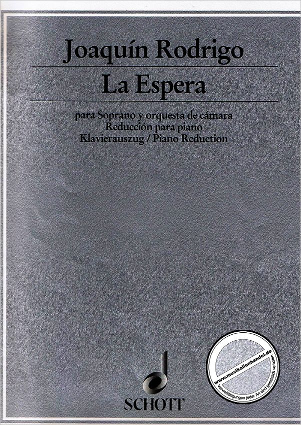 Titelbild für ED 7599 - LA ESPERA