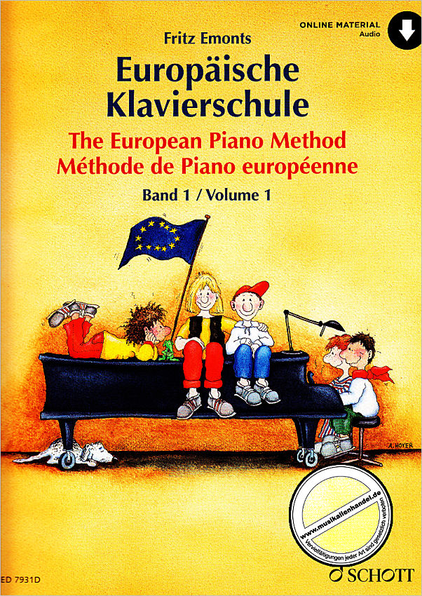 Titelbild für ED 7931D - Europäische Klavierschule 1