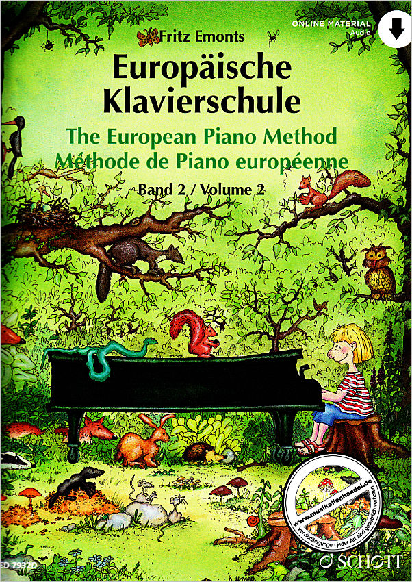 Titelbild für ED 7932D - Europäische Klavierschule 2