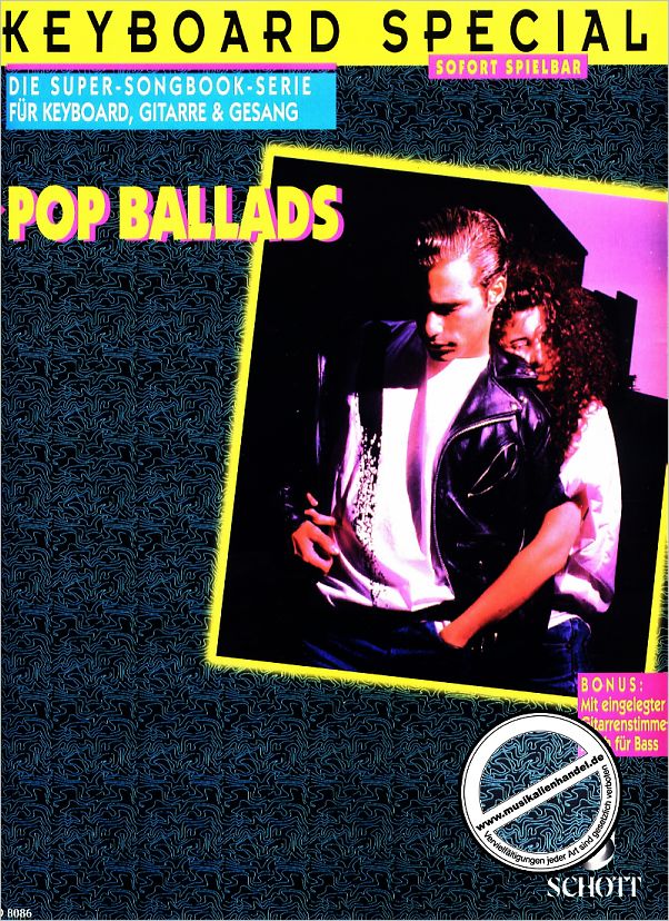 Titelbild für ED 8086 - POP BALLADS - KEYBOARD SPECIAL