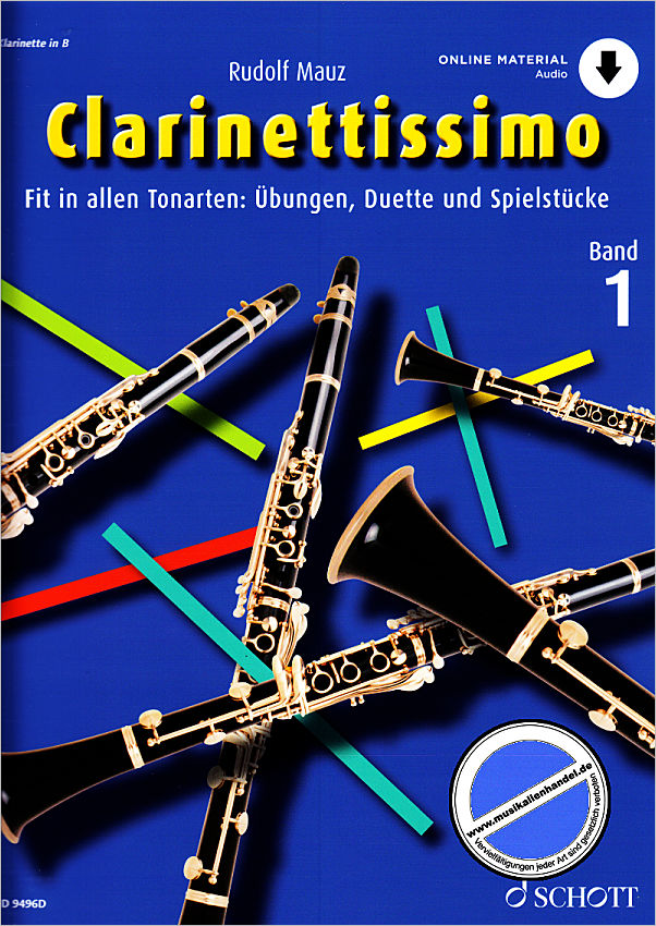 Titelbild für ED 9496D - Clarinettissimo 1 - Fit in allen Tonarten