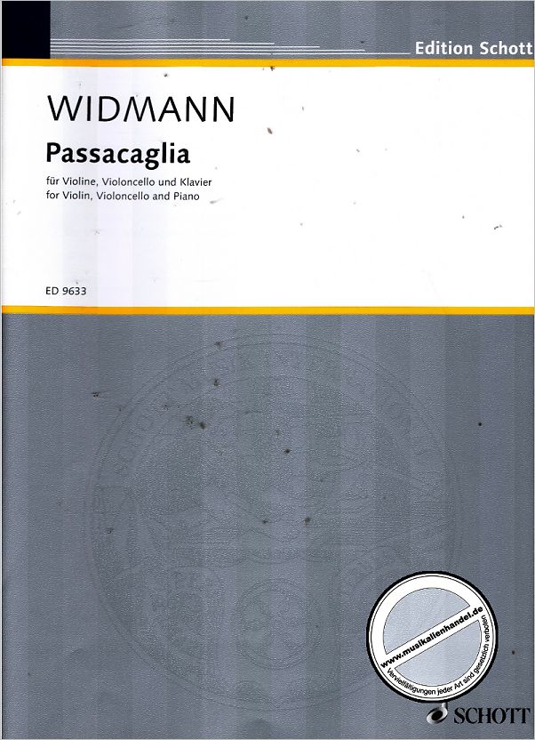 Titelbild für ED 9633 - PASSACAGLIA (2000)