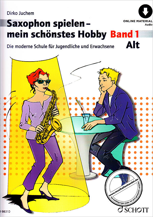 Titelbild für ED 9831D - Saxophon spielen 1 - mein schönstes Hobby