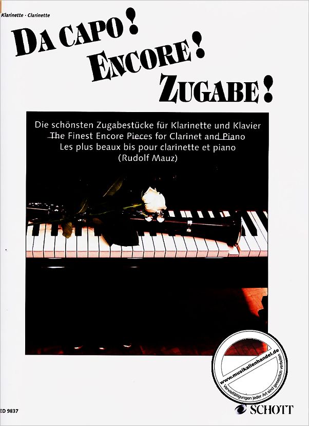 Titelbild für ED 9837 - DA CAPO ENCORE ZUGABE