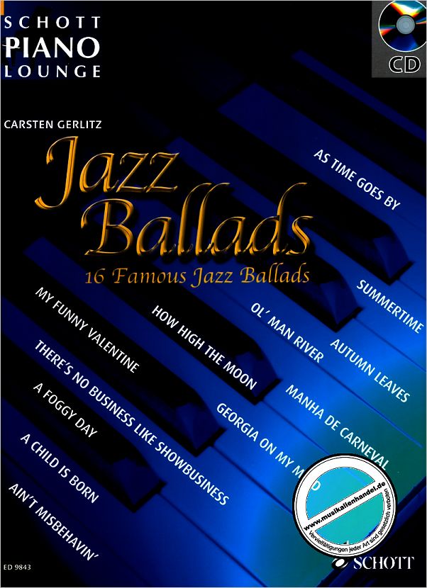 Titelbild für ED 9843 - JAZZ BALLADS
