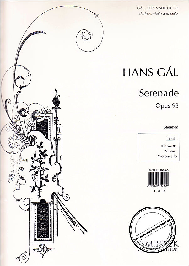 Titelbild für EE 3139 - Serenade op. 93 (1935)
