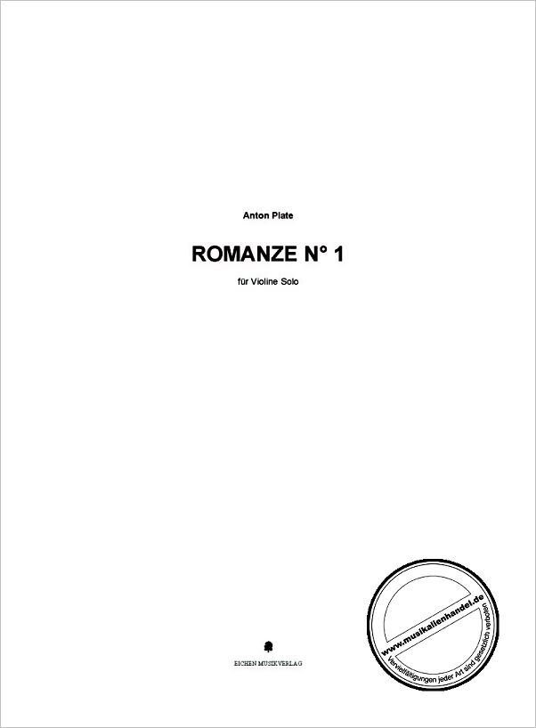 Titelbild für EICHEN 07-9 - ROMANZE 1 (1977)