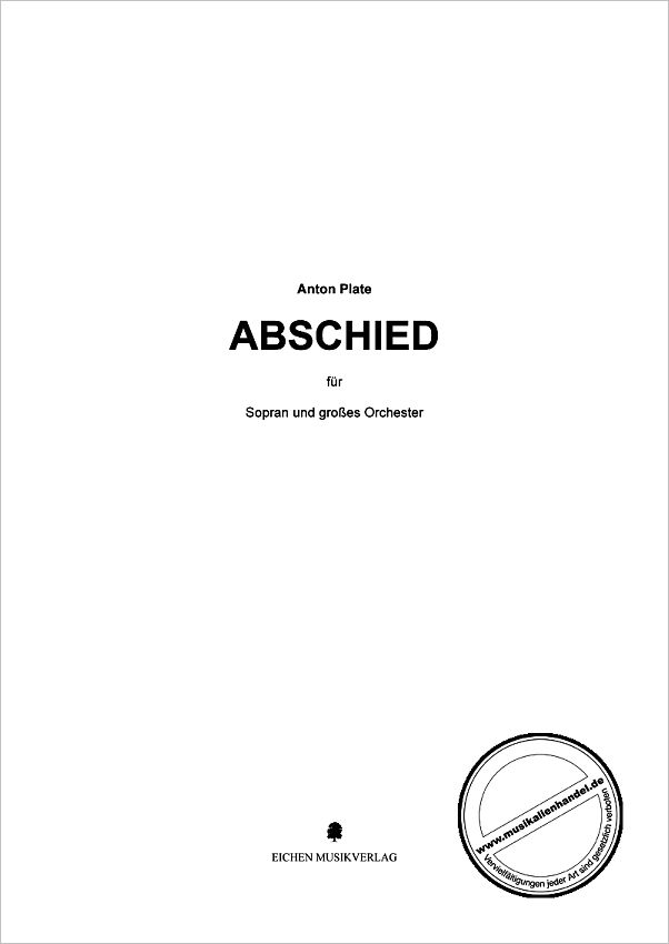 Titelbild für EICHEN 17-8 - ABSCHIED (2004)