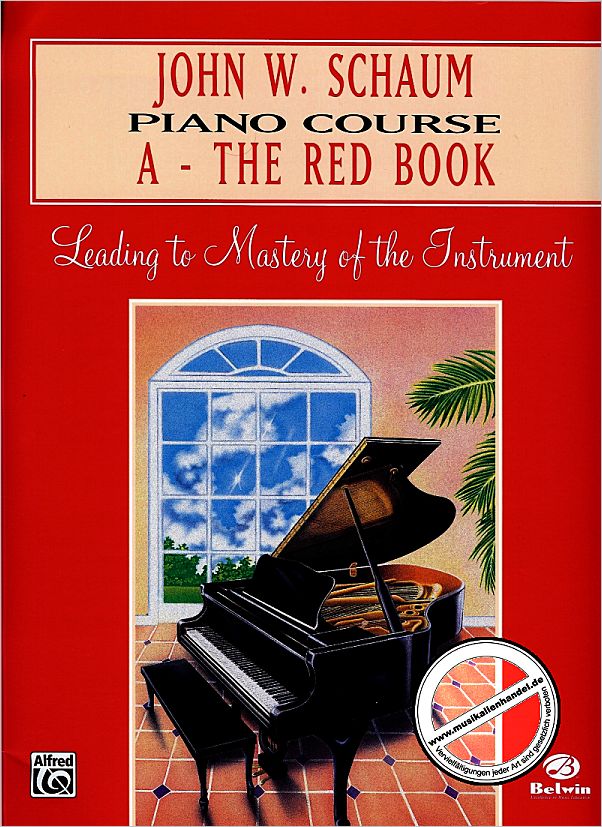 Titelbild für EL 00166A - PIANO COURSE A THE RED BOOK