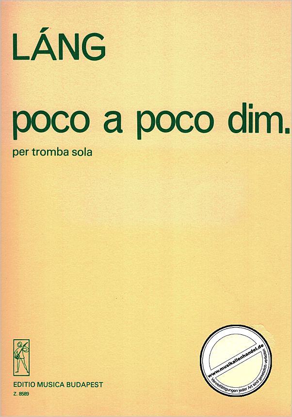 Titelbild für EMB 8589 - POCO A POCO DIM