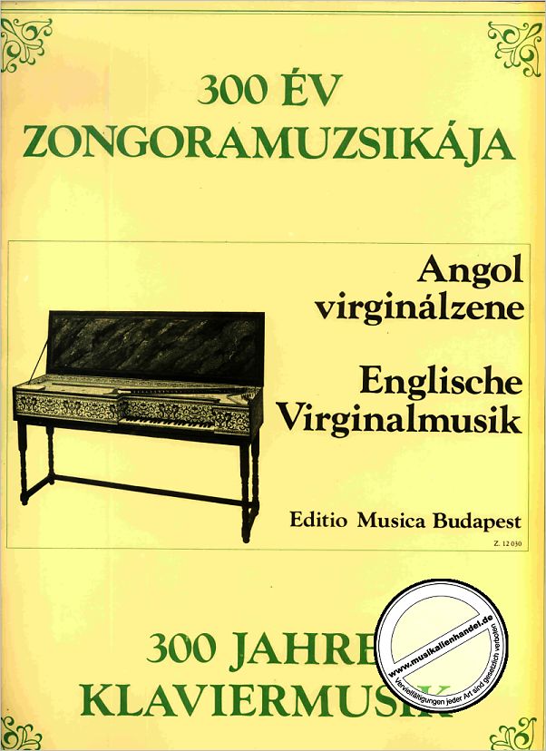 Titelbild für EMB 12030 - ENGLISCHE VIRGINALMUSIK