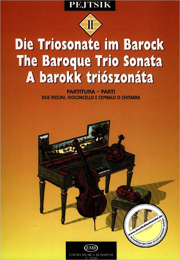Titelbild für EMB 13549 - DIE TRIOSONATE IM BAROCK 2