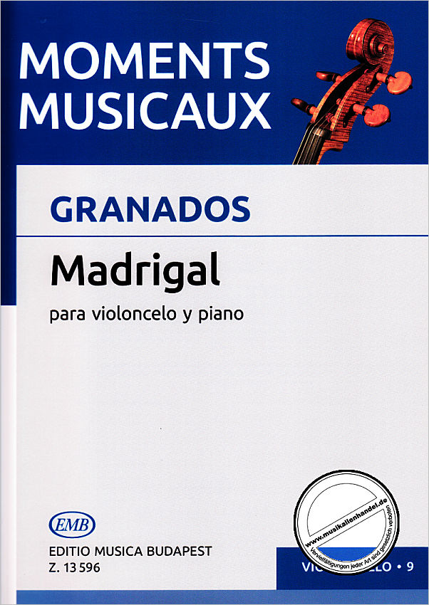 Titelbild für EMB 13596 - MADRIGAL