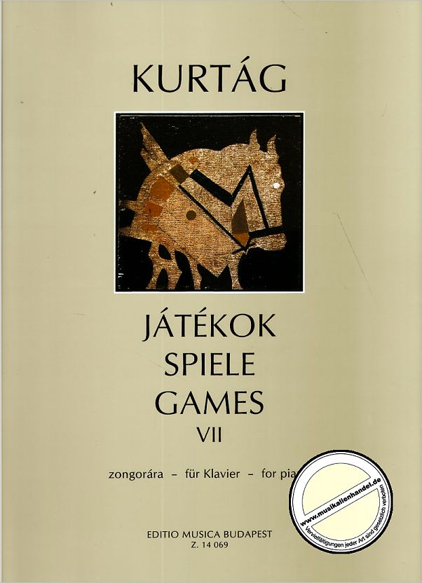 Titelbild für EMB 14069 - JATEKOK 7 (SPIELE FUER KLAVIER)