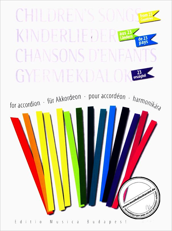 Titelbild für EMB 14597 - KINDERLIEDER AUS 23 LAENDERN