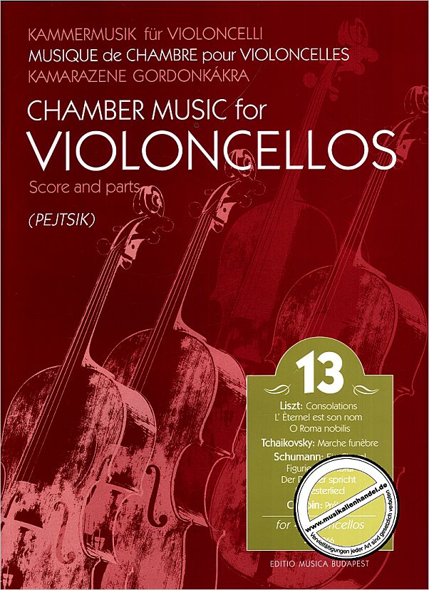 Titelbild für EMB 14766 - CHAMBER MUSIC FOR VIOLONCELLOS 13