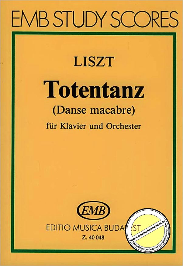 Titelbild für EMB 40048 - TOTENTANZ (DANCE MACABRE)