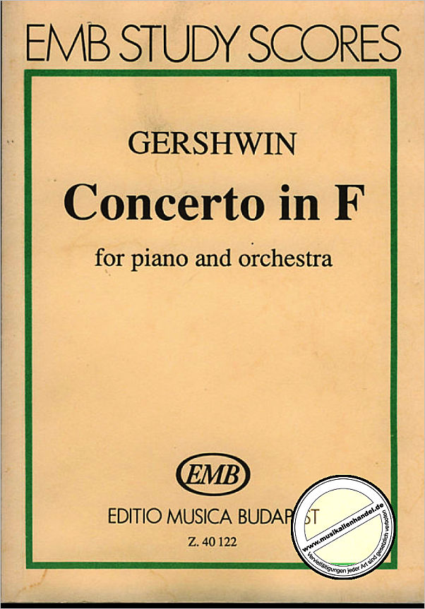 Titelbild für EMB 40122 - CONCERTO F-DUR