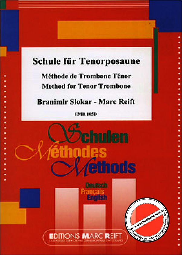 Titelbild für EMR 105D - SCHULE FUER TENORPOSAUNE CPLT