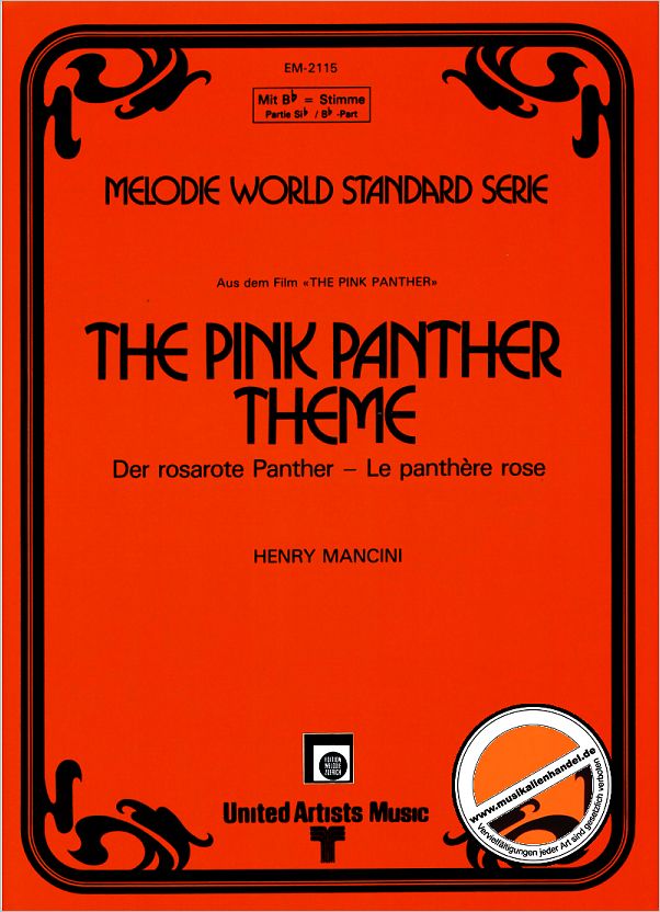 Titelbild für EMZ 2002115 - THE PINK PANTHER