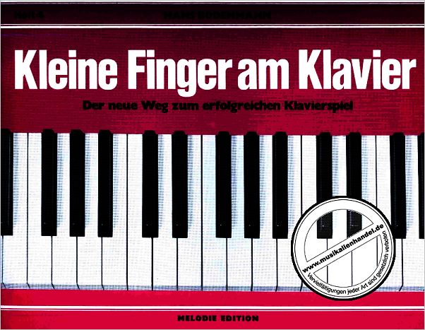 Titelbild für EMZ 2107063 - KLEINE FINGER AM KLAVIER 4