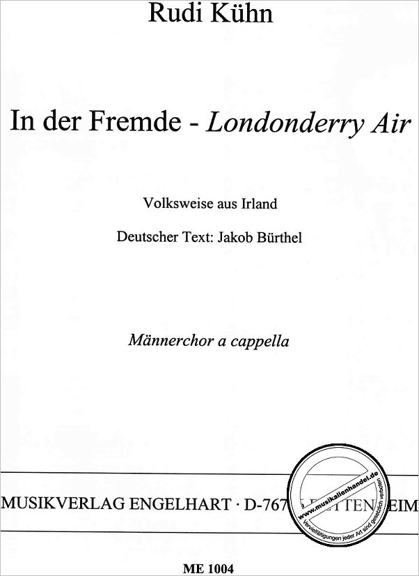 Titelbild für ENGELHART 1004 - IN DER FREMDE (LONDONDERRY AIR)