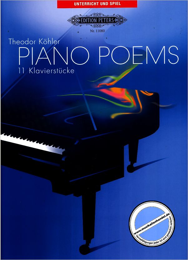 Titelbild für EP 11080 - PIANO POEMS - 11 KLAVIERSTUECKE