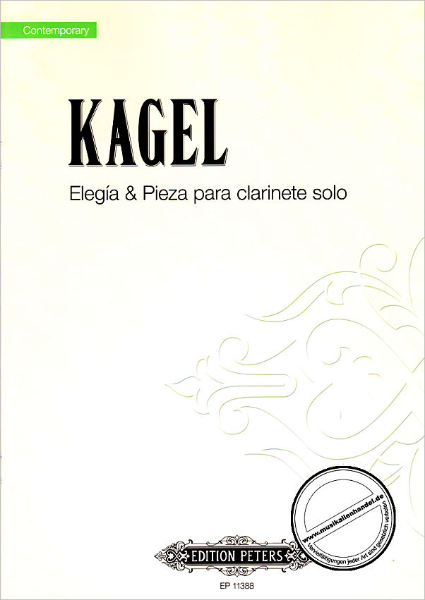 Titelbild für EP 11388 - ELEGIA + PIEZA