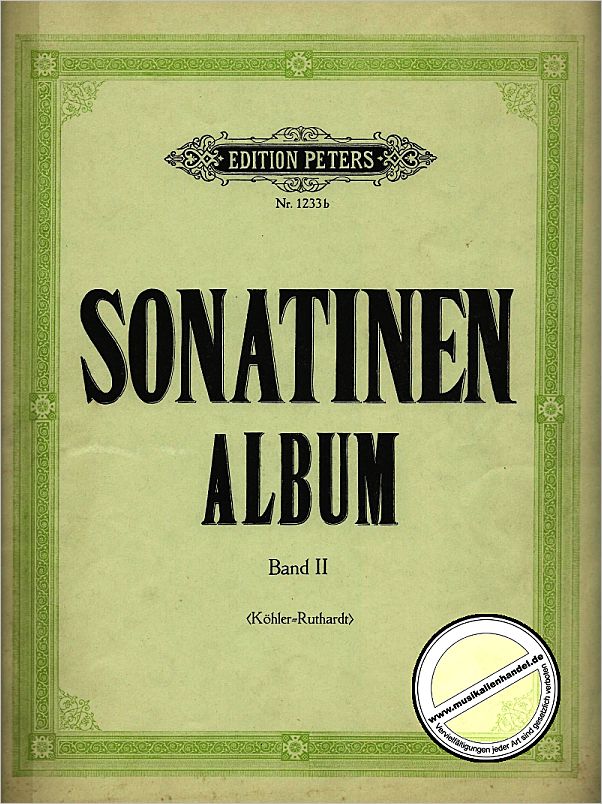Titelbild für EP 1233B - SONATINEN ALBUM 2