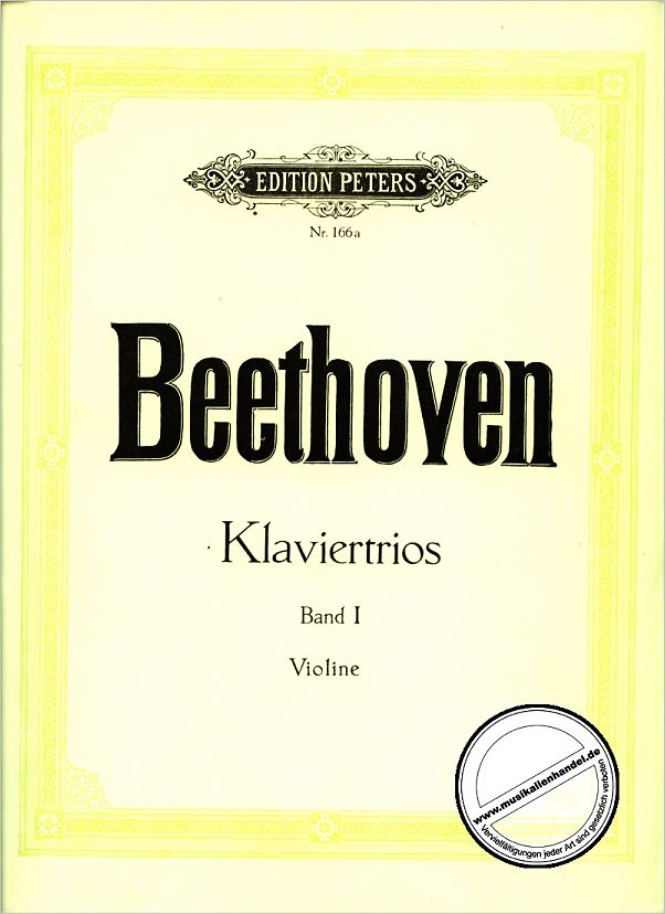 Titelbild für EP 166A-1 - KLAVIERTRIOS 1 (TRIO 1-6)
