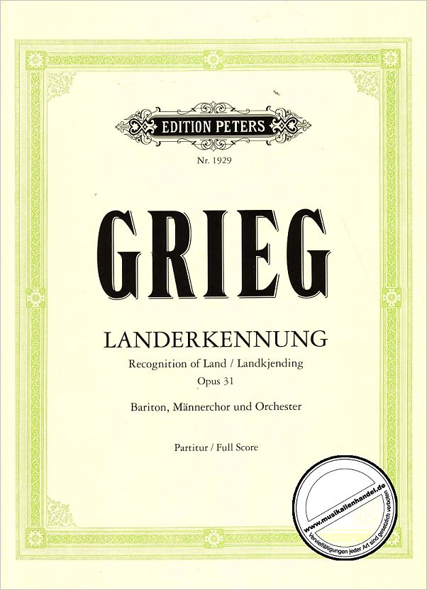 Titelbild für EP 1929 - LANDERKENNUNG OP 31