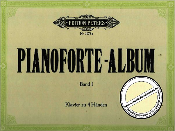 Titelbild für EP 1978A - PIANOFORTE ALBUM 1
