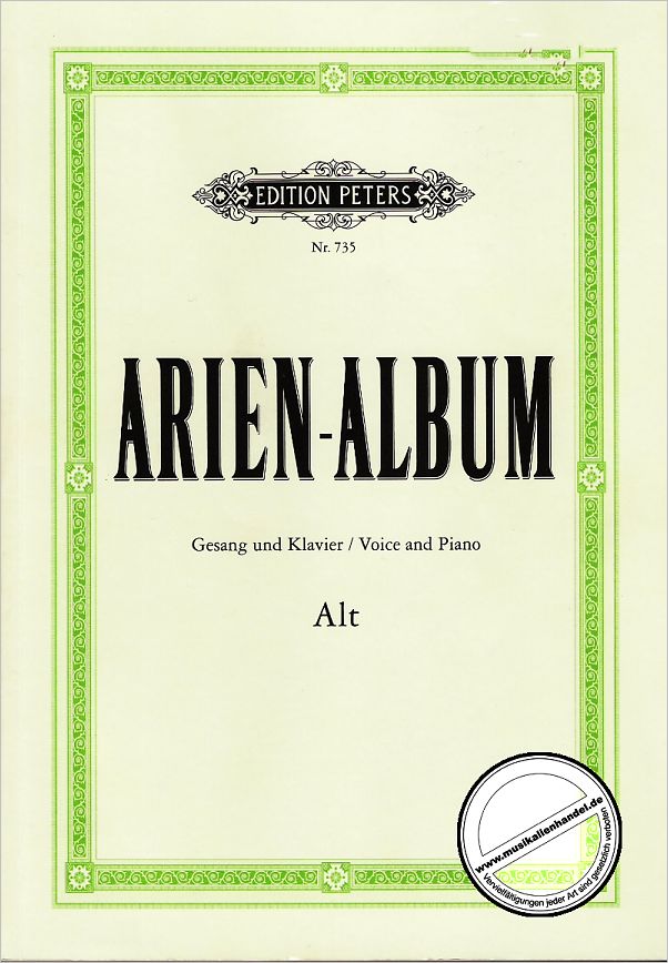 Titelbild für EP 735 - ARIEN ALBUM
