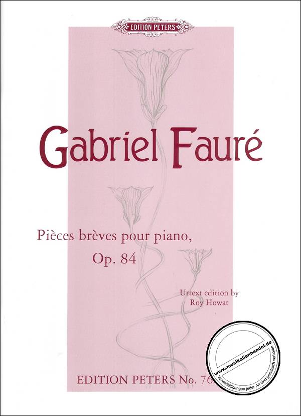 Titelbild für EP 7601 - PIECES BREVES OP 84 POUR PIANO