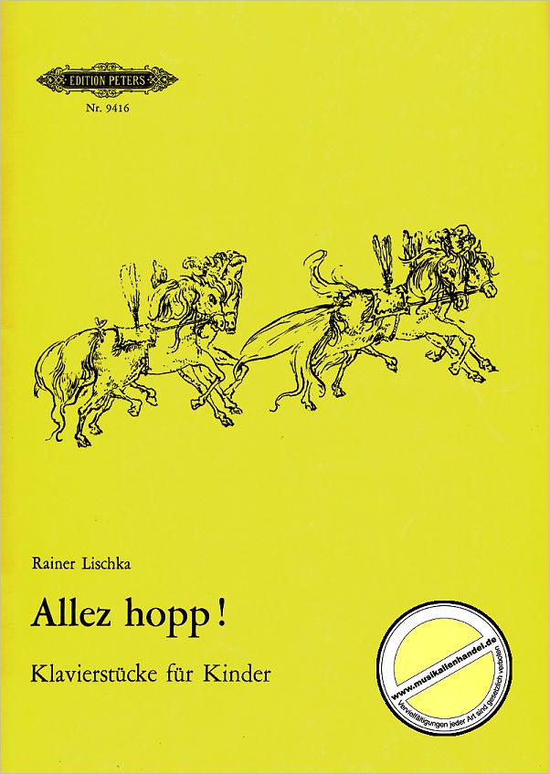 Titelbild für EP 9416 - ALLEZ HOPP KLAVIERSTUECKE FUER KINDER