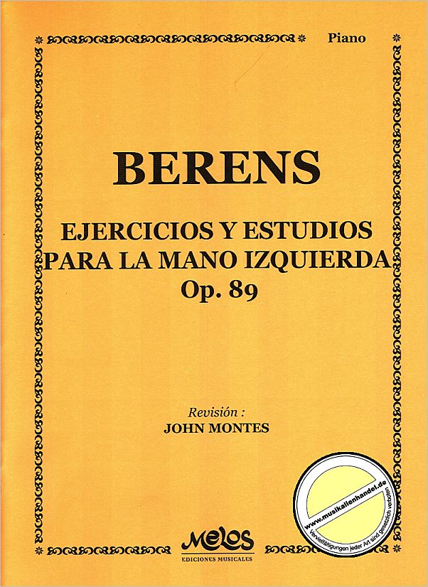 Titelbild für ERBA 8966 - ESTUDIOS PARA LA MANO IZQUIERDA