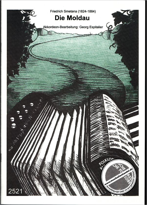 Titelbild für ERES 2521 - DIE MOLDAU (MEIN VATERLAND)