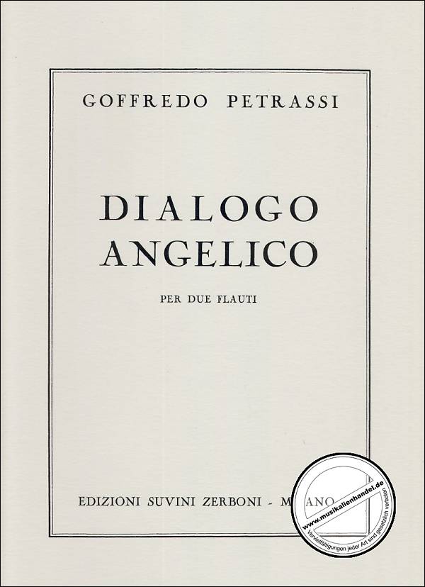 Titelbild für ESZ 4516 - DIALOGO ANGELICO