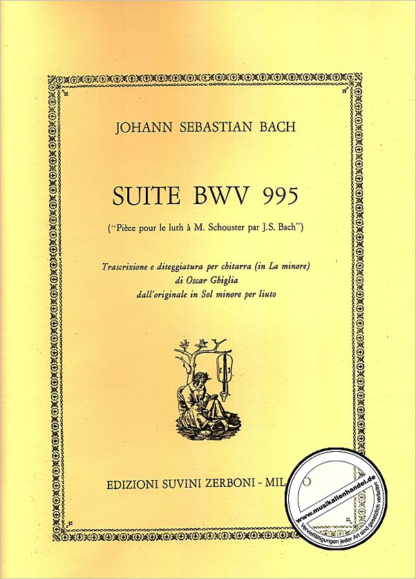 Titelbild für ESZ 7920 - SUITE A-MOLL BWV 995