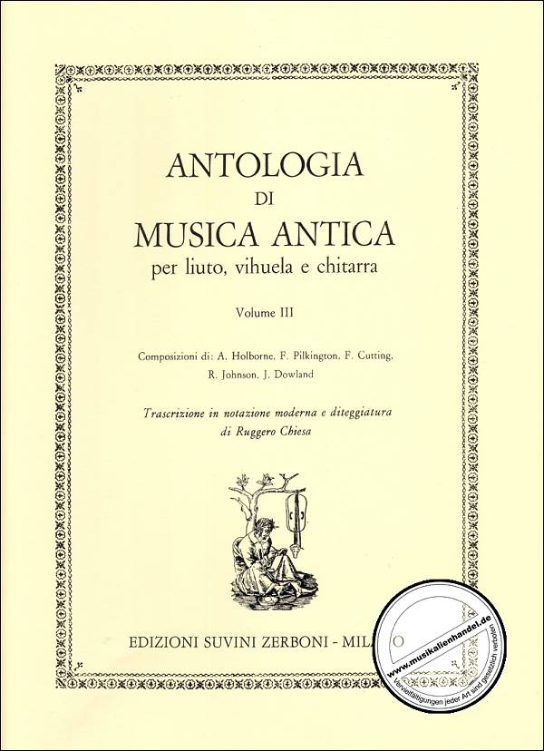 Titelbild für ESZ 8212 - ANTOLOGIA DI MUSICA ANTICA VOL 3