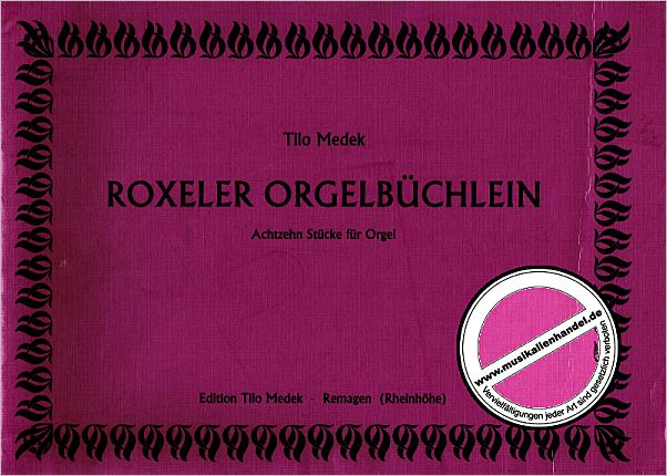Titelbild für ETM 075 - ROXELER ORGELBUECHLEIN