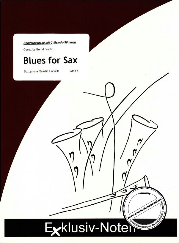 Titelbild für EXKLUSIV -SAX1001C - BLUES FOR SAX
