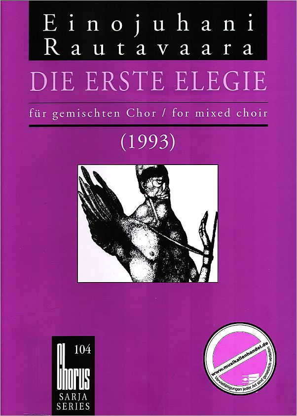 Titelbild für Fennica 087-3 - DIE ERSTE ELEGIE